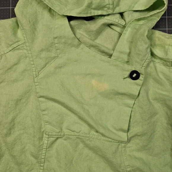 Arcteryx C'esta Linen Hoodie Womens Medium Yellow Anorak Gorpcore Hiking Outdoor - Picture 5 of 16